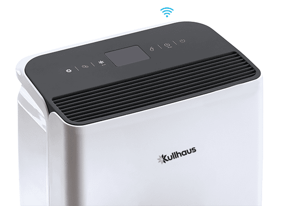 Kullhaus Qualis Pro 20L ο καλύτερος αφυγραντήρας για 80 τμ με wifi, ιονιστή και φίλτρο HEPA.