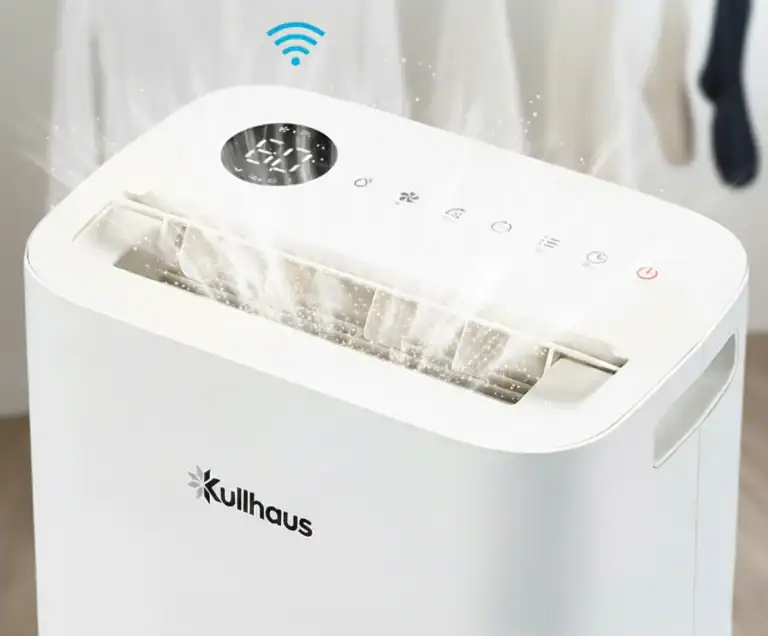 Στέγνωμα ρούχων στο σπίτι με αφυγραντήρα Kullhaus alpha Q20L Pro